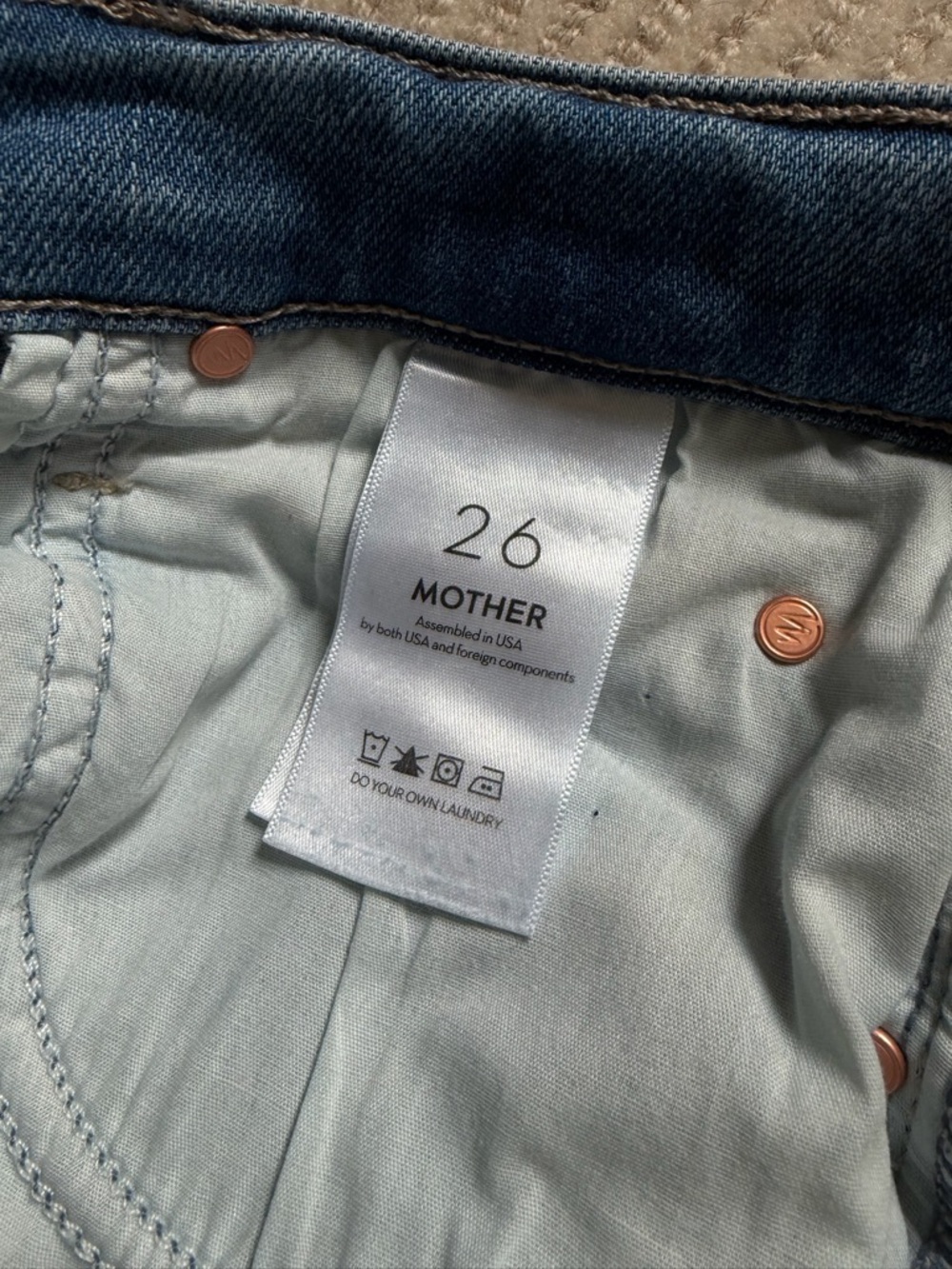 MOTHER The Kick It High Waist Straight Leg Jean - Picture 4 of 5